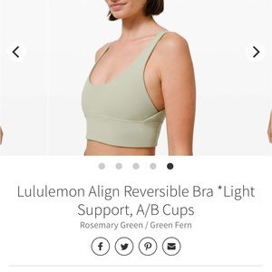 Lululemon Align Bra NWOT